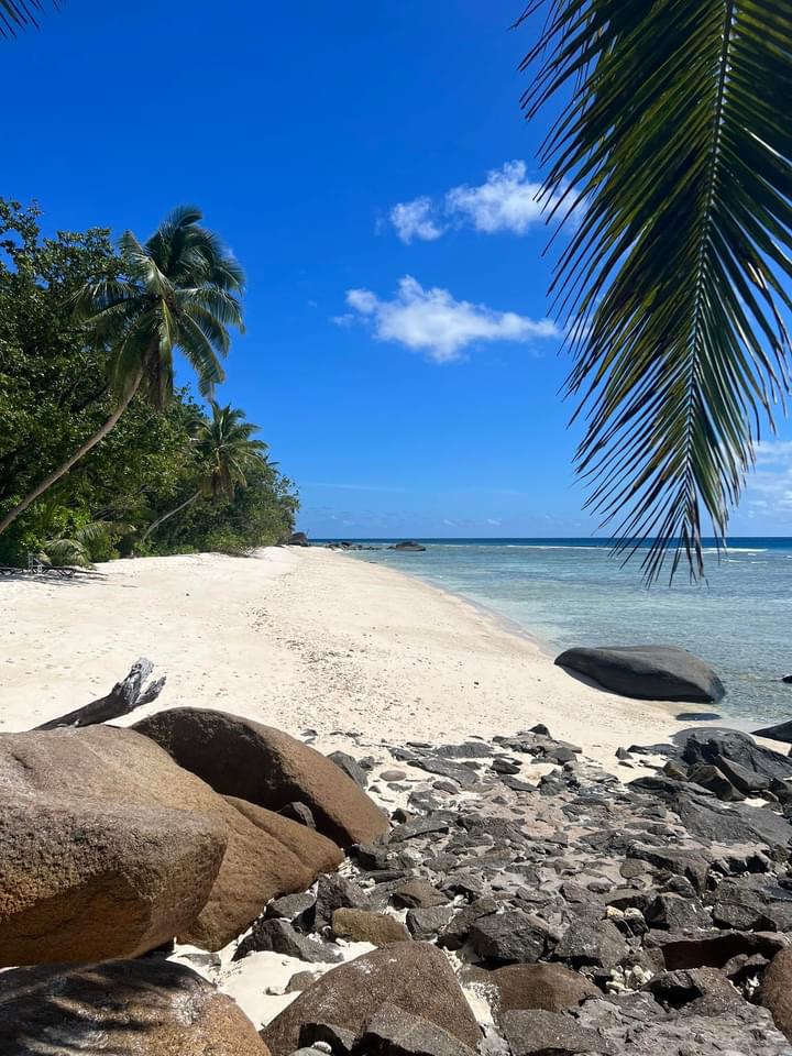 Anse Mondon auf Silhouette
